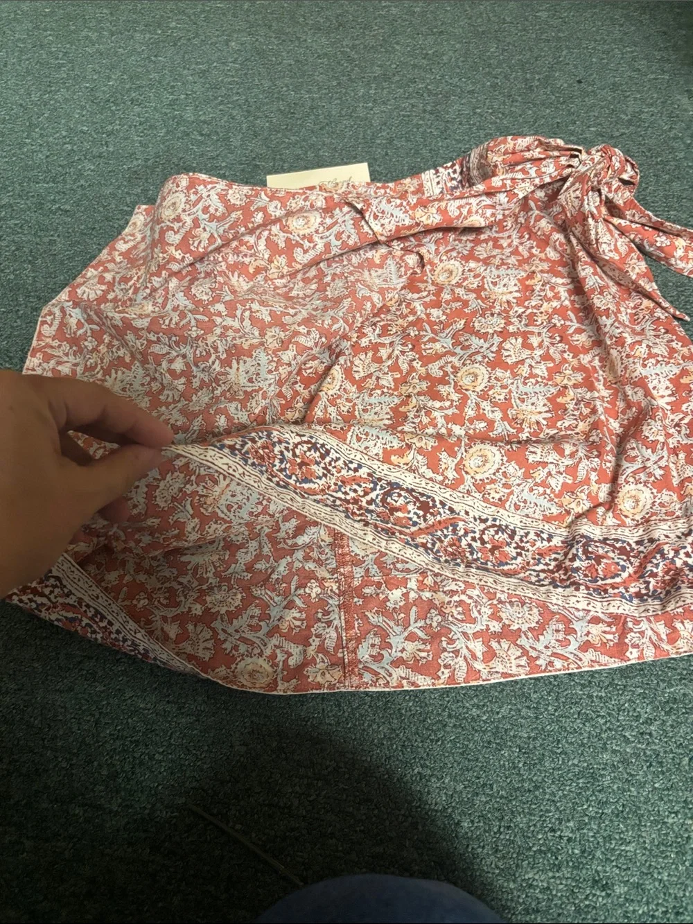 Universal Thread Mini Wrap Skirt - Picture 4 of 4